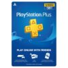 خرید گیفت کارت پلاس Playstation Plus یک ساله آمریکا