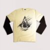 خرید تی شرت استین بلند جنس پنبه دو رو در سه سایز M,L,XL