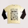 تی شرت آستین بلند جنس پنبه دو رو در سه سایز M,L,XL