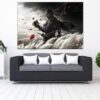 خرید تابلو طرح ghost of tsushima