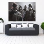 خرید تابلو طرح rainbow six