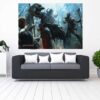خرید تابلو طرح god of war