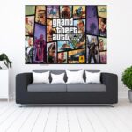خرید تابلو طرح gta