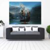 خرید تابلو طرح god of war
