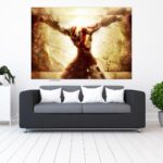 خرید تابلو طرح god of war