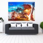 خریدتابلو طرح horizon forbidden west