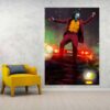 خرید تابلو طرح joker