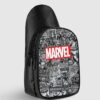 خرید کیف دوشی چرمی طرح marvel