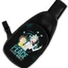 خرید کیف دوشی چرمی طرح peace among worlds rick