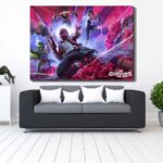 تابلو طرح guardians of the galaxy game